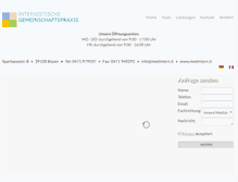 Tablet Screenshot of medintern.it